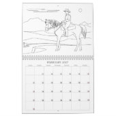 馬色帳カレンダー2024 カレンダー (2月 2027)