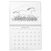 馬色帳カレンダー2024 カレンダー (3月 2027)