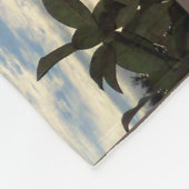 馬色彩の鮮やかとマカラの空フリースブランケット フリースブランケット (角)