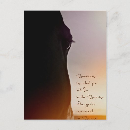 馬芸とインスパイア引用文 ポストカード (正面)