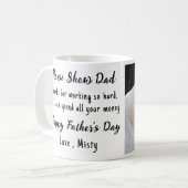 馬芸パパ-カスタム写真おもしろいウマ科の コーヒーマグカップ (正面左)