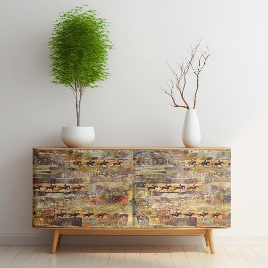 馬芸ポスターまたはデコページ紙 ポスター