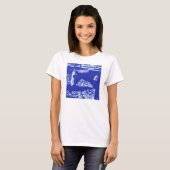 馬芸ポップ・アートの術 Tシャツ (正面フル)