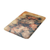 馬芸術的水色の絵画装飾 バスマット (アングル)