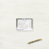 馬荷車を引くのクリスマスパーソナライズされた ポストイット (デスク上)