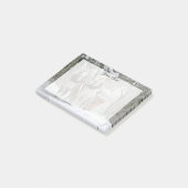 馬荷車を引くのクリスマスパーソナライズされた ポストイット (アングル)