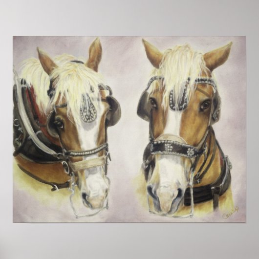 馬荷車を引くのポスター ポスター (正面)