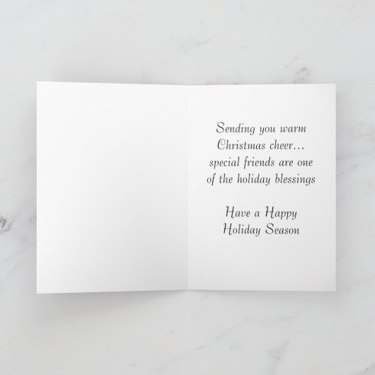 馬荷車を引くチーム、メリークリスマス、新年おめでとう シーズンカード (内部)