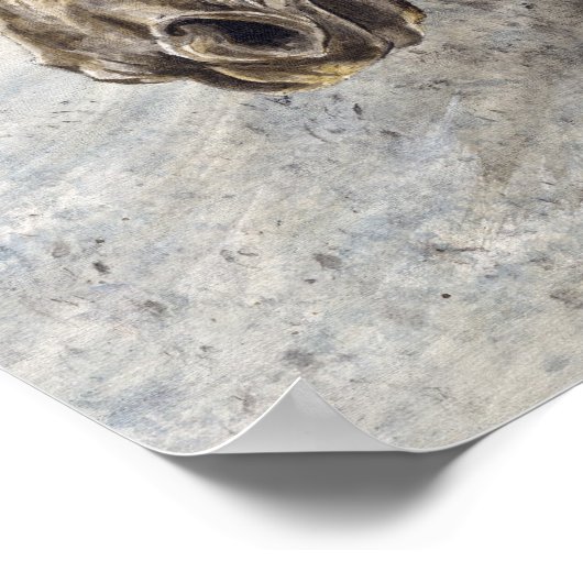 馬荷車を引く団 ポスター (角)