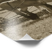 馬荷車を引く隊 フォトプリント            (角)