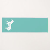 馬術おもしろいトレーニングフィットネスターコイズ馬 ヨガマット (正面(横))