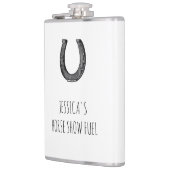 馬術おもしろいヴィンテージ馬蹄馬ショー フラスク (左)