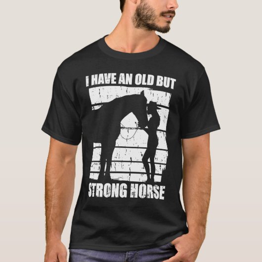 馬術に強い乗馬 馬上持久力 Tシャツ (正面)
