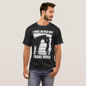 馬術に強い乗馬 馬上持久力 Tシャツ (正面フル)