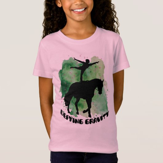 馬術のヴォルテール 重力を超越 Tシャツ (正面)