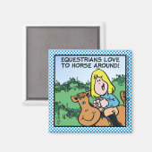 馬術の人々は… マグネット (正面/裏面)