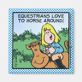 馬術の人々は… マグネット (正面)