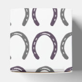 馬術をテーマにした馬靴パターン フェイバーボックス (上部)