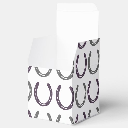 馬術をテーマにした馬靴パターン フェイバーボックス (オープン)