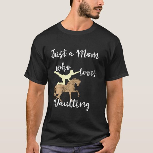 馬術を愛する母親だけ Tシャツ (正面)