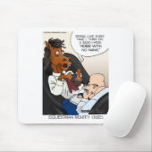 馬術アイデンティティーおもしろい危機のギフト&ティー マウスパッド (マウス)