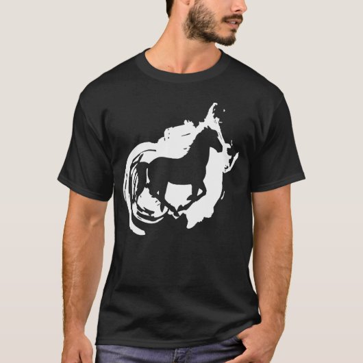 馬術アート Tシャツ (正面)