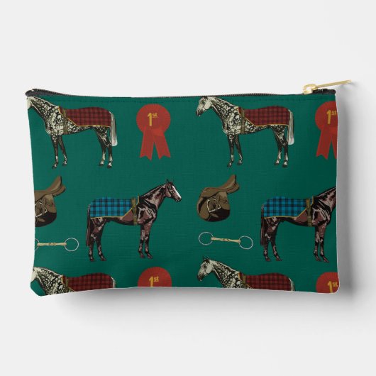 馬術エレガント人 アクセサリーポーチ (裏面)