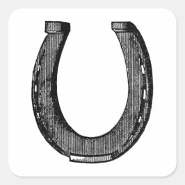 馬術エレガント馬ヴィンテージ蹄形 スクエアシール