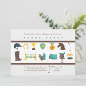 馬術エレメンツダービーパーティの招待状 招待状 (スタンド正面)