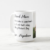 馬術カスタムおもしろい馬好き コーヒーマグカップ (正面左)