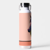 馬術カラフル愛好家のための落書きアートホース ウォーターボトル (正面)