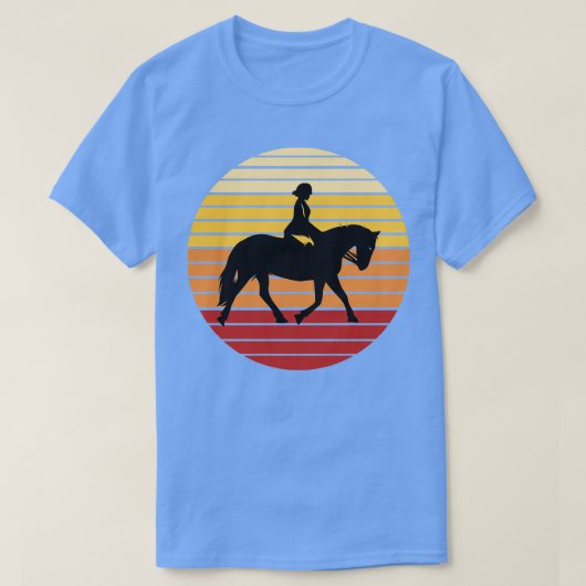 馬術ギフト乗馬 Tシャツ (デザイン正面)