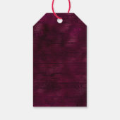 馬術クリスマスぶら下がったの馬蹄写真 ギフトタグ (裏面)