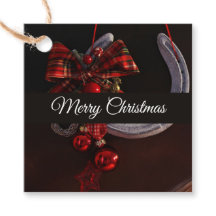 馬術クリスマスぶら下がったの馬蹄写真