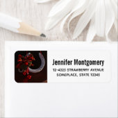 馬術クリスマスぶら下がったの馬蹄写真 ラベル (インサイチュ)