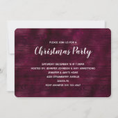 馬術クリスマスぶら下がったの馬蹄写真 招待状 (裏面)