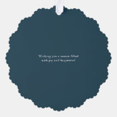 馬術クリスマスウマフェスティバル冬林 オーナメントカード (裏面)