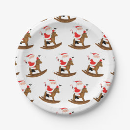 馬術クリスマスパーティー ペーパープレート