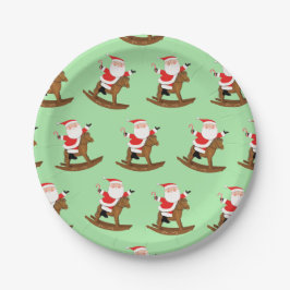 馬術クリスマスパーティー ペーパープレート