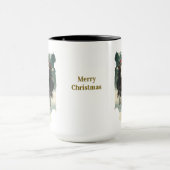 馬術クリスマスマグカップ マグカップ (中央)
