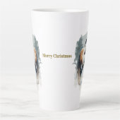 馬術クリスマスラテマグカップ カフェラテマグ (正面)