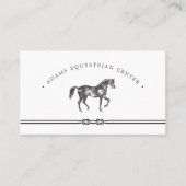 馬術センター |厩舎 |ライディングインストラクター 名刺 (正面)