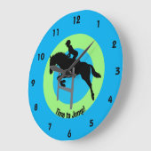 馬術デザイン壁時計 ラージ壁時計 (傾斜)