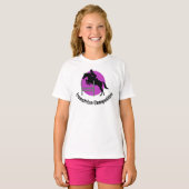 馬術デザインTシャツ Tシャツ (正面フル)