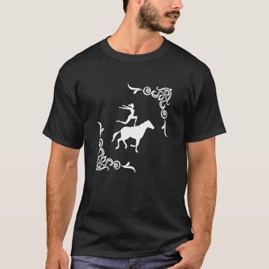 馬術バールティング 馬のバールティング Tシャツ (正面)
