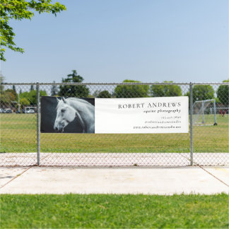 馬術ビジネスウマ科のペット写真 横断幕