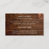 馬術ブローカー馬商名刺 名刺 (裏面)