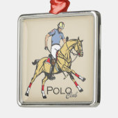 馬術ポロスポーツクラブ メタルオーナメント (左)