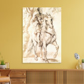 馬術ポートレートの勉強 キャンバスプリント (インサイチュ (リビング))