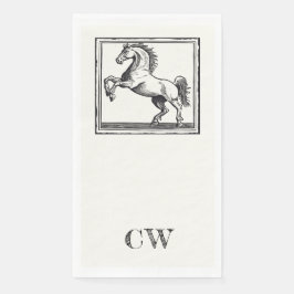 馬術モノグラムヴィンテージ馬浴